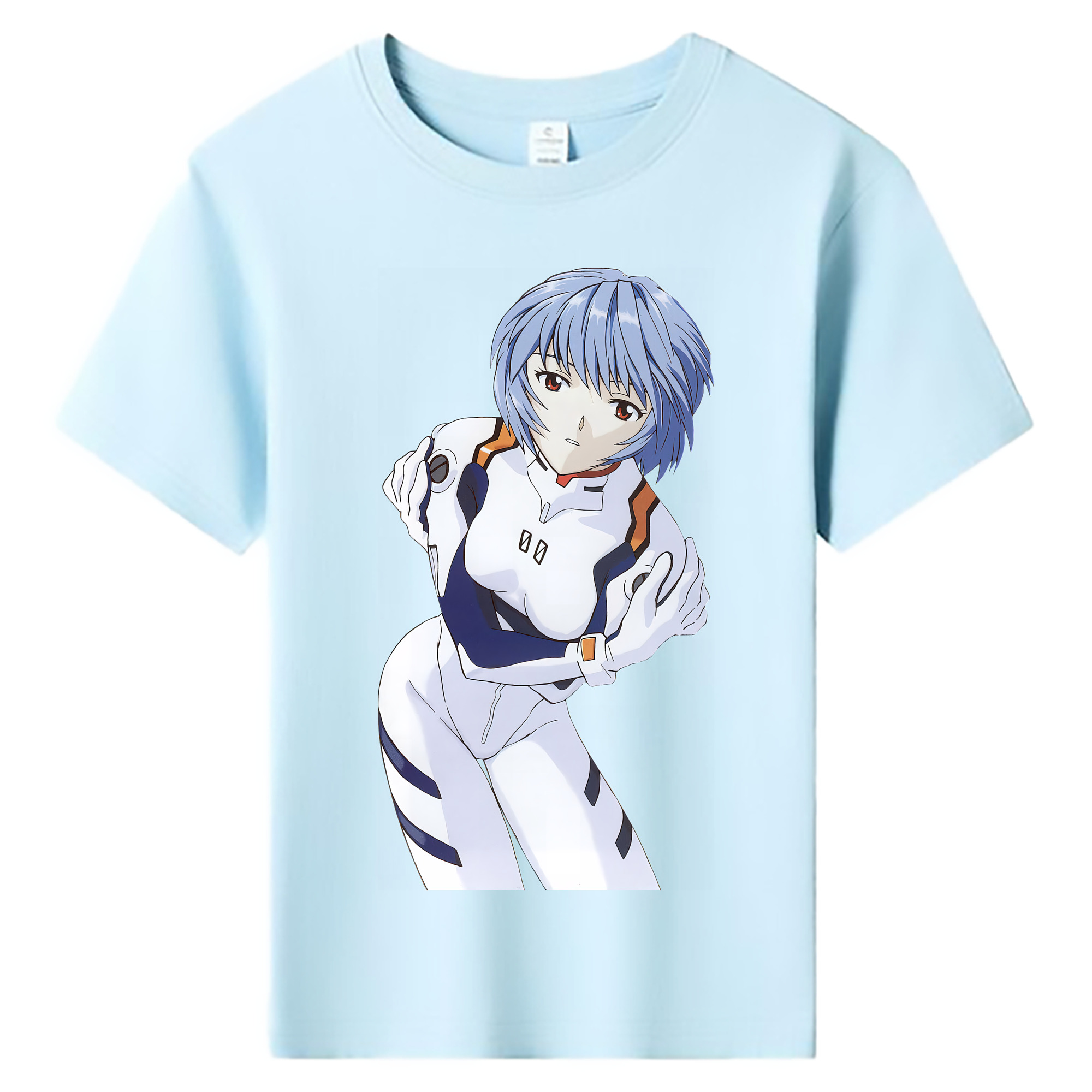 （画像用） EVA 新世紀エヴァンゲリオン 綿100％キッズTシャツ（フロントプリント）